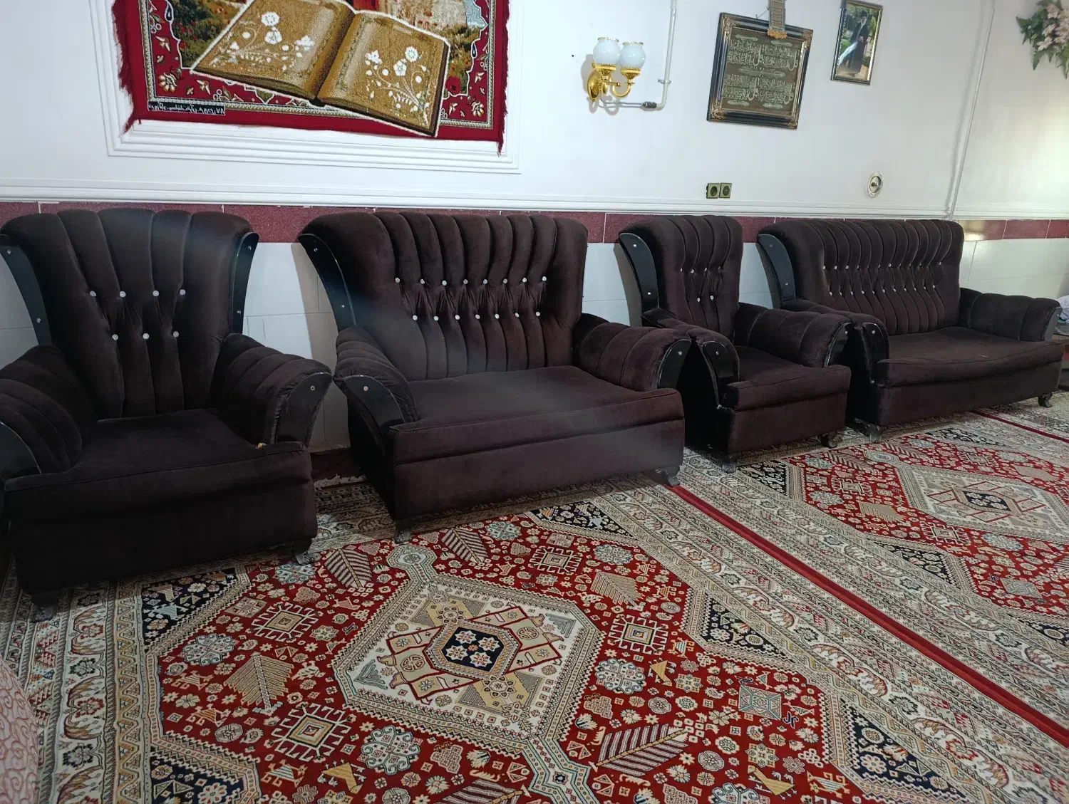 مبل در حد نو|مبلمان خانگی و میز عسلی|فیروزآباد (فارس), |دیوار