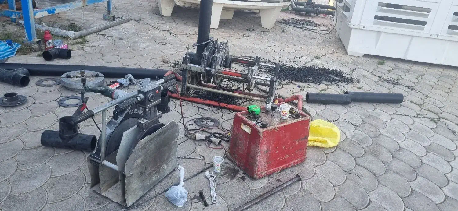 پیمانکاری وجوشکاری لب به لب لوله های پلی اتیلن|خدمات پیشه و مهارت|نیاسر, |دیوار