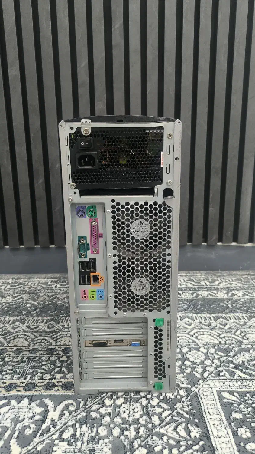 (اچ پی) کیس کامپیوتر(hp) دارای دو cpu و ram ۱۶|رایانه رومیزی|تهران, شهرک ولیعصر جنوبی|دیوار