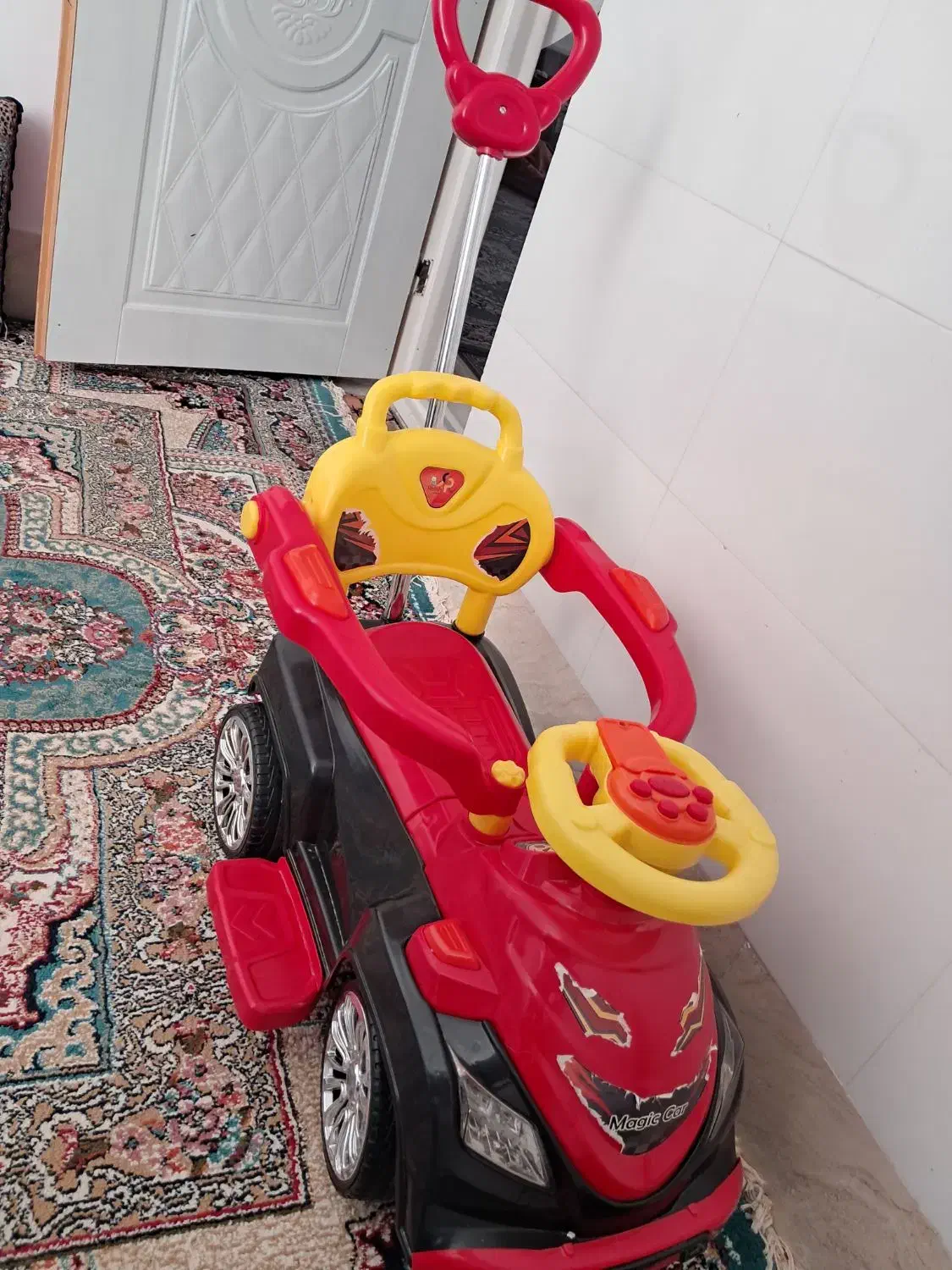 ماشین دسته دارکودک موزیکال|اسباببازی|شهرآباد, |دیوار