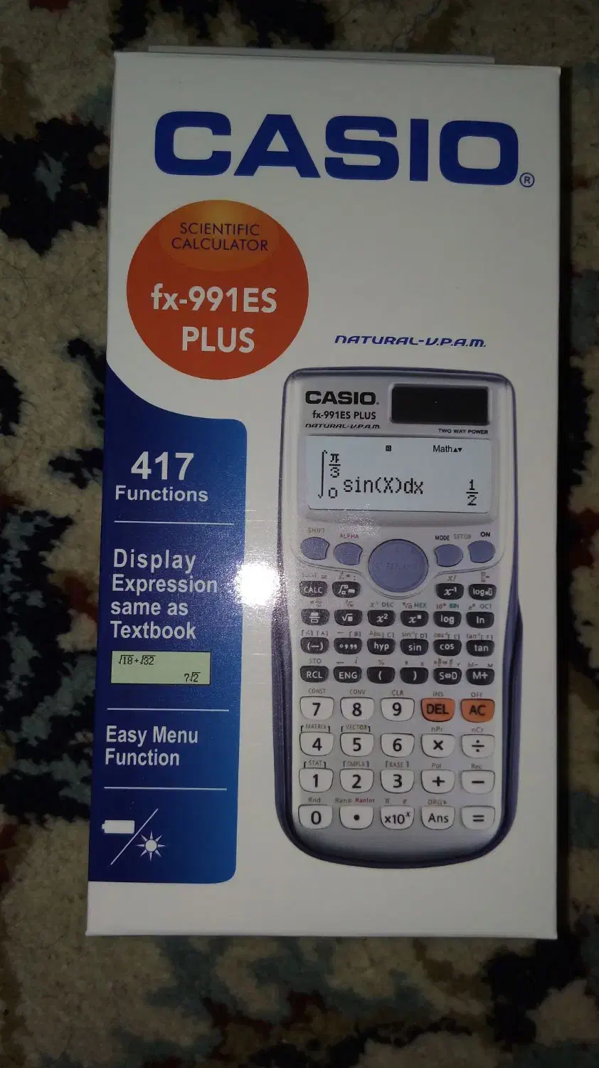ماشین حساب مهندسی کاسیو 991es plus آکبند|لوازم التحریر|کاشان, دانشگاه کاشان|دیوار
