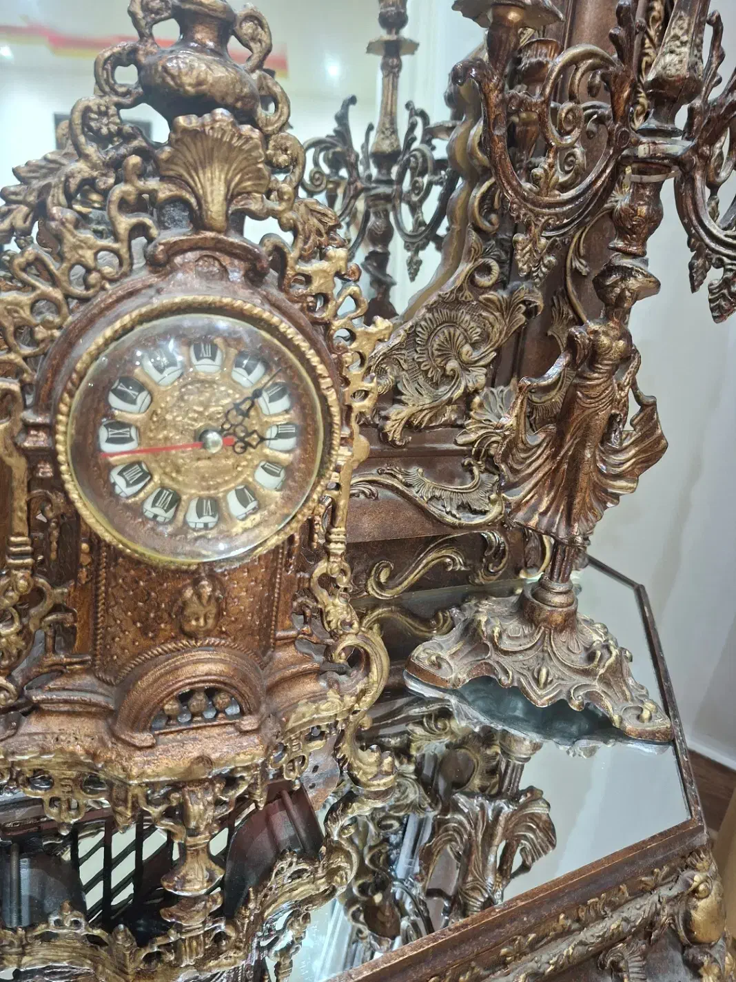 آینه و شمعدان|بوفه، ویترین، کنسول|صومعهسرا, |دیوار