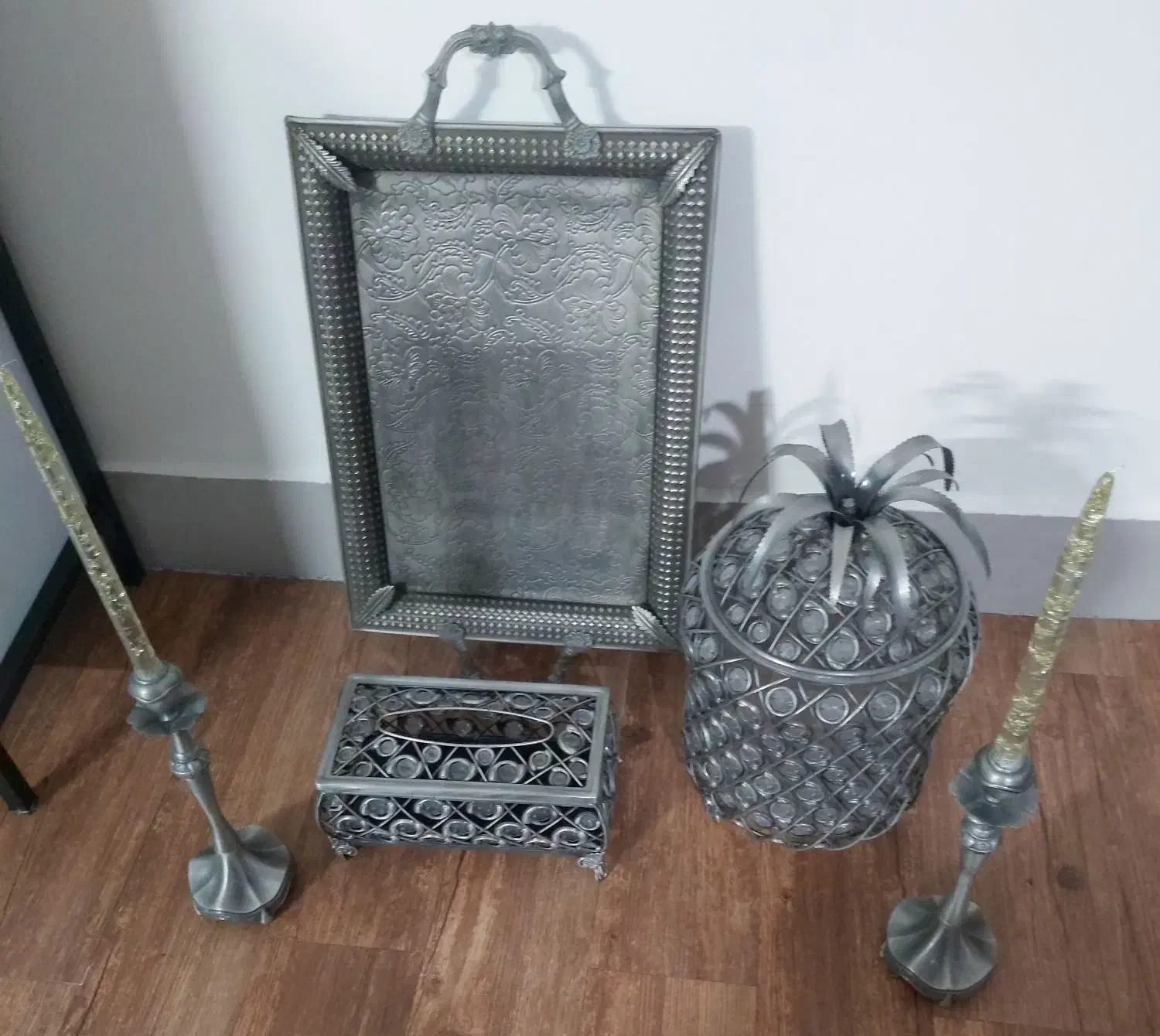 سرویس چایخوری پیوتر|ظروف سرو و پذیرایی|شاهینشهر, فدک|دیوار