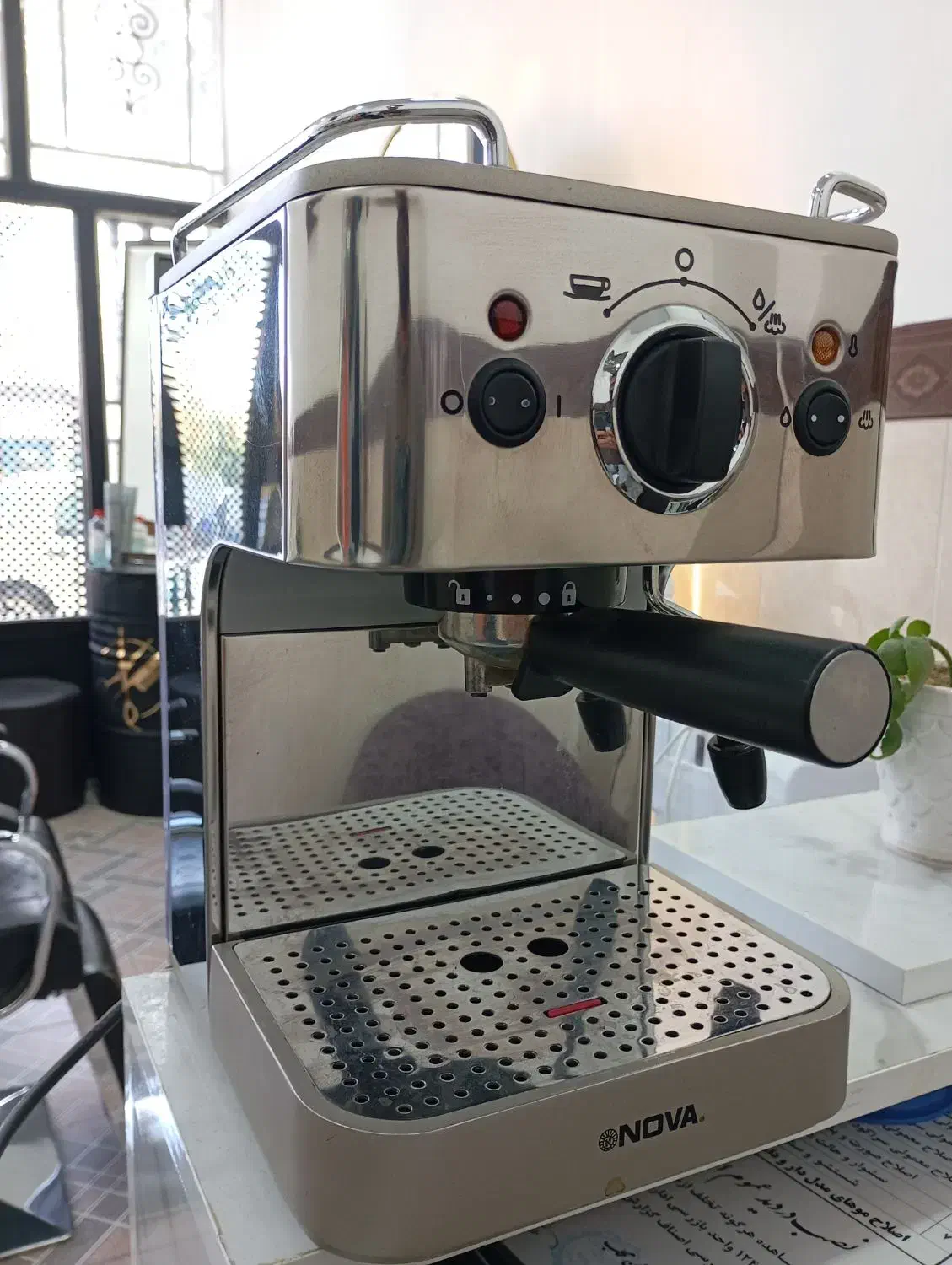 اسپرسو ساز خانگی نوا 149|سماور، چای‌ساز، قهوه‌ساز|تکاب, |دیوار