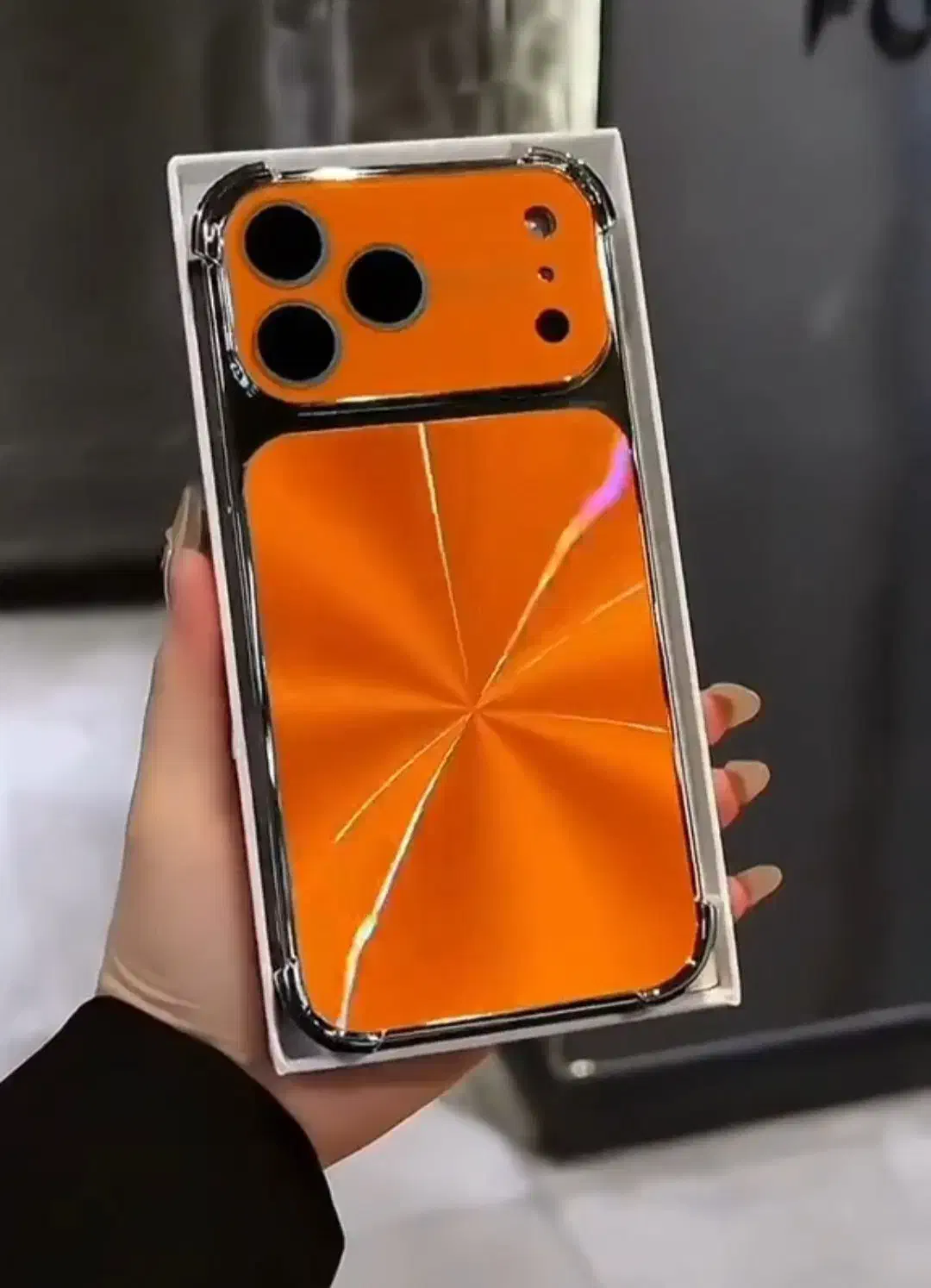 ایفون ۱۷ پرومکس طرح اپل ۱۷ پرو نارنجی|موبایل|اهواز, ۲۴ متری|دیوار