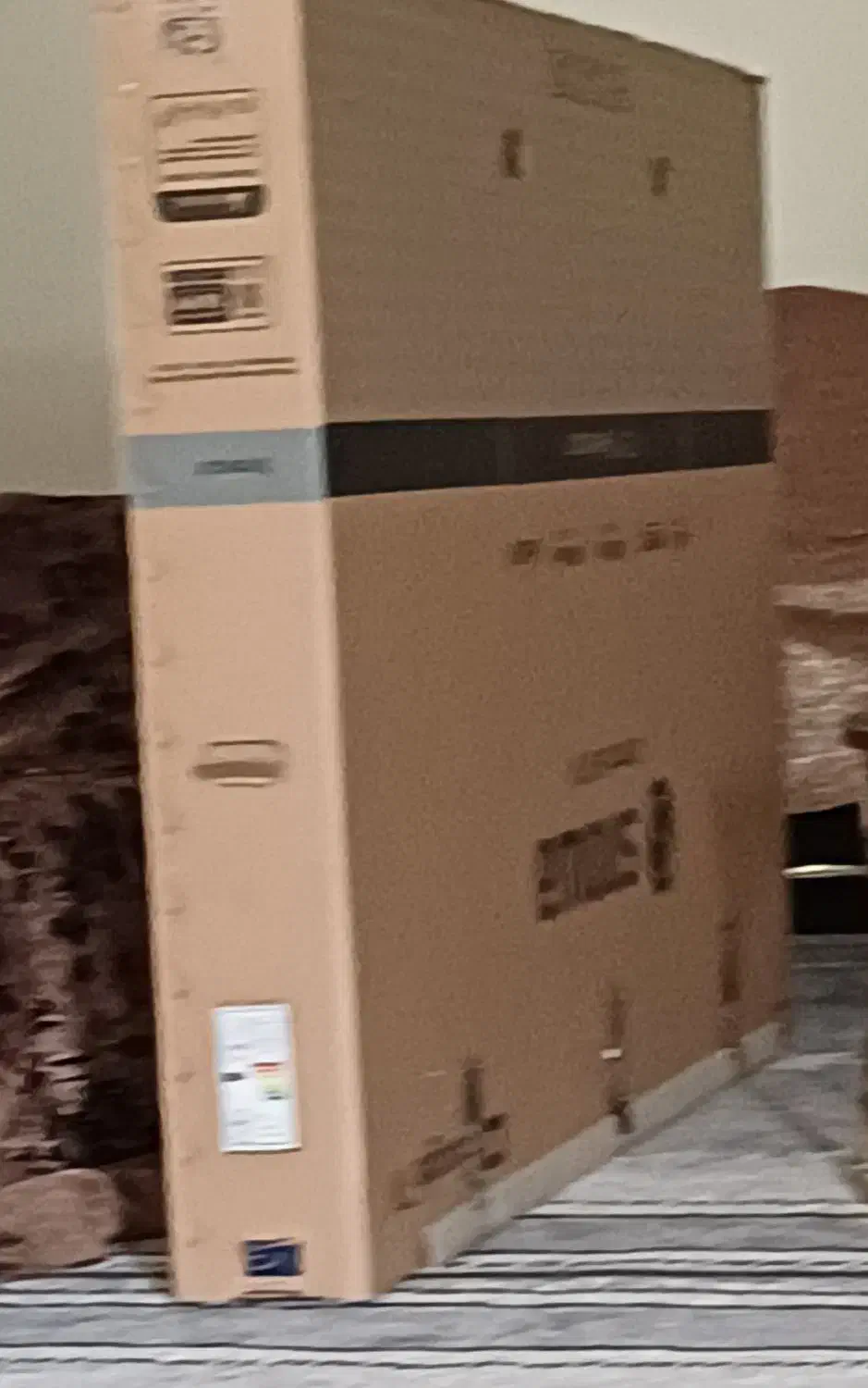 دوعددکارتون تلویزیون اسنوا ۷۵اینچ و۵۵اینچ|تلویزیون و پروژکتور|ایذه, |دیوار