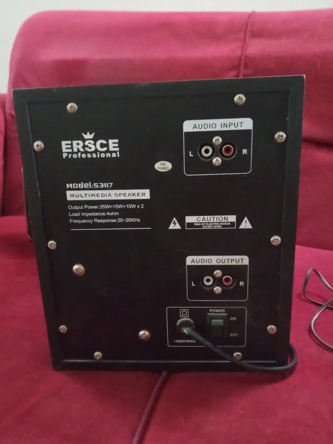 اسپیکر سه تیکه|قطعات و لوازم جانبی رایانه|مشهد, رده|دیوار