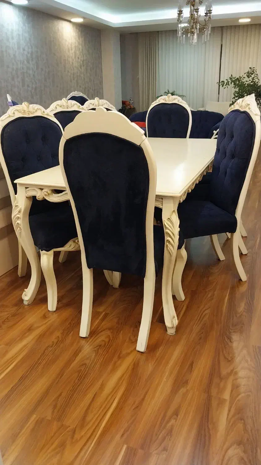 مبلمان هفت نفره با نهار خوری ۸نفره|مبلمان خانگی و میز عسلی|فردیس, شهرک راه آهن|دیوار