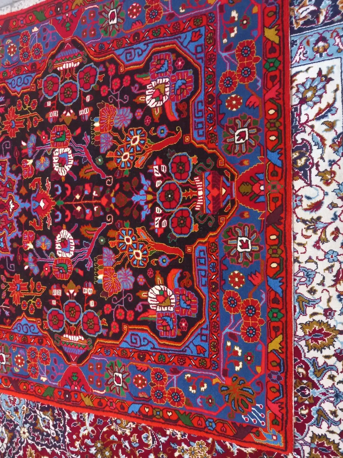 قالی دست بافت|فرش|نهاوند, |دیوار