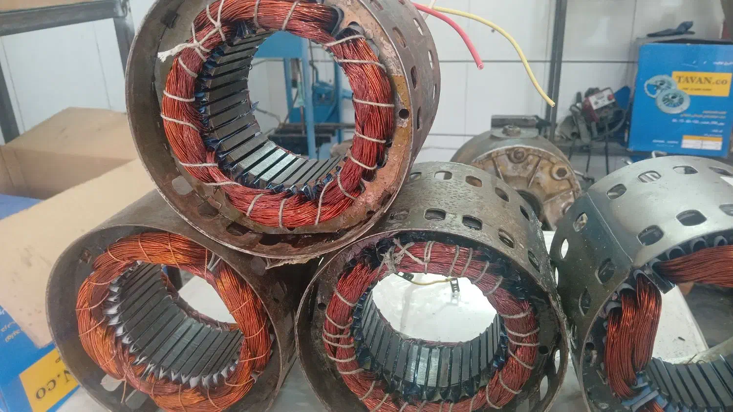 سیم پیچی انواع موتور آلات تک فاز و سه فاز|خدمات پیشه و مهارت|اصفهان, قائمیه|دیوار