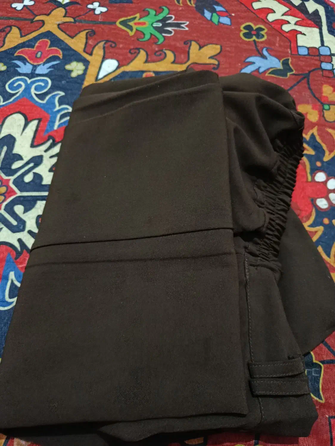 شال وشلوار مازراتی قهوه ای|لباس|یاسوج, |دیوار