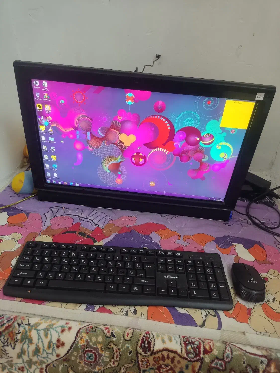 آل این وان تمیز و درجه یک|رایانه رومیزی|دلیجان, |دیوار