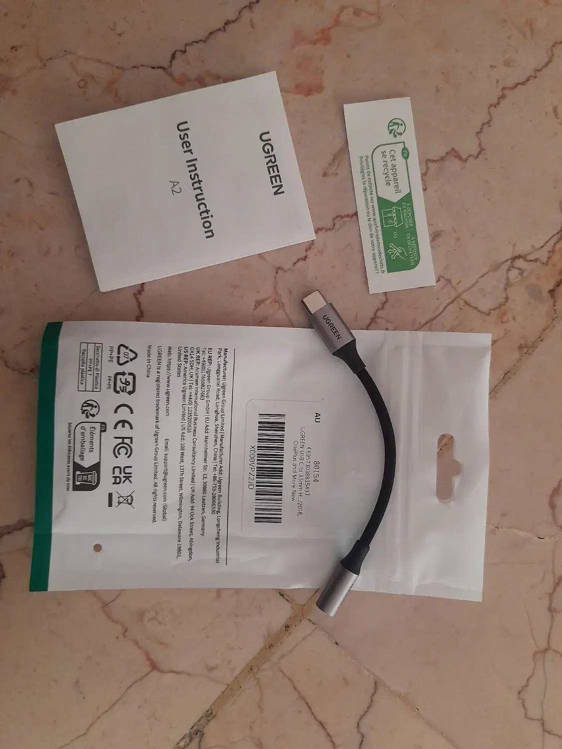 تبدیل USB c به جک۳.۵ میلی متر با تراشه DAC هوشمند|قطعات و لوازم جانبی رایانه|تهران, آهنگ|دیوار
