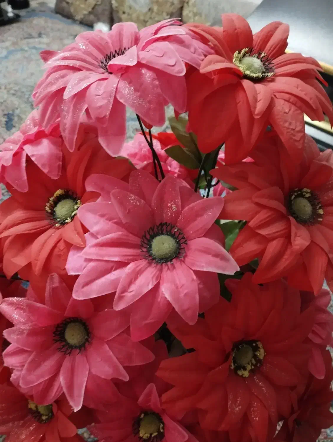 دسته گل بزرگ|گل مصنوعی|یزد, |دیوار