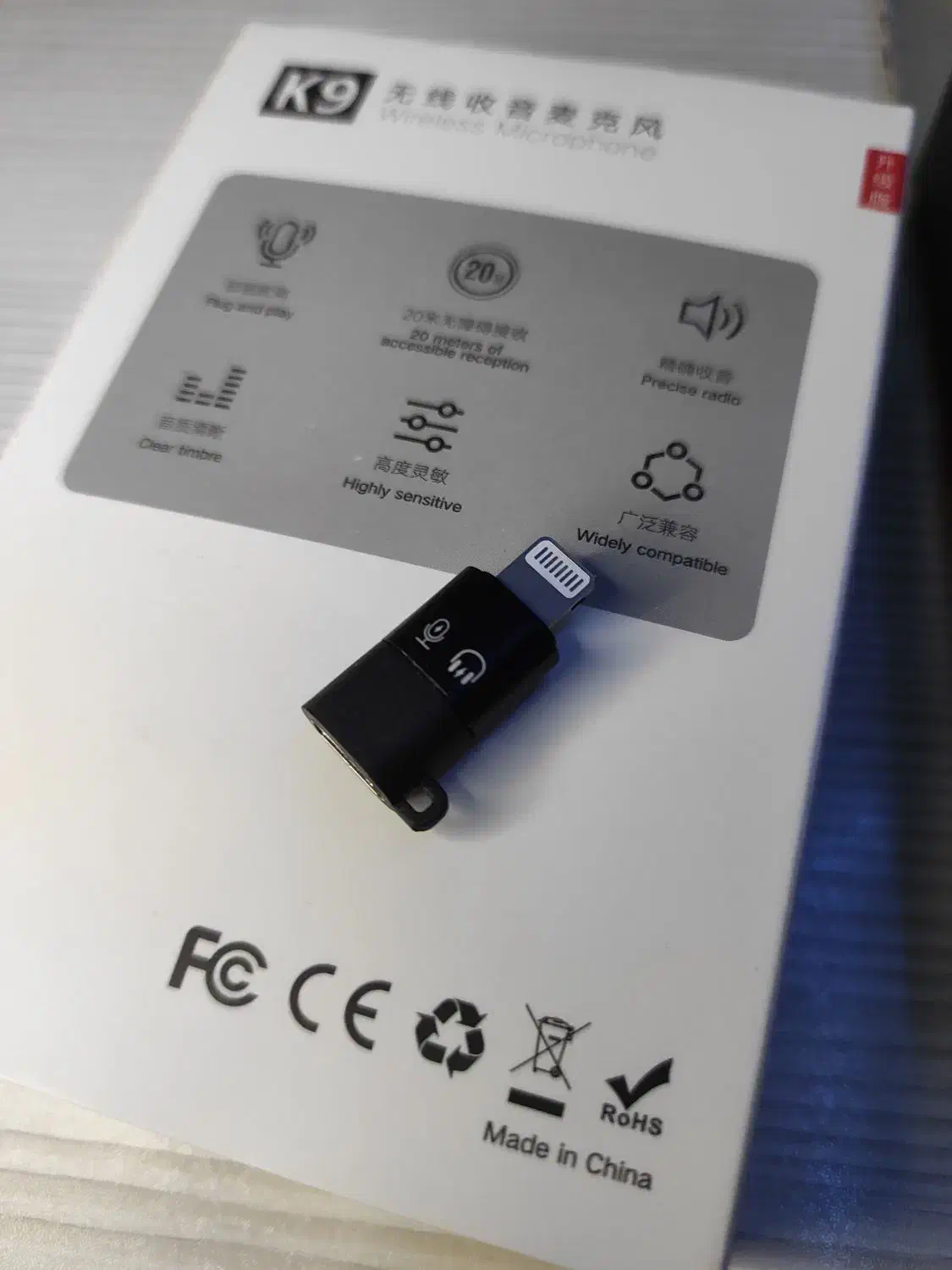 میکروفون یقه ایی K9|لوازم جانبی موبایل و تبلت|بندر ماهشهر, |دیوار