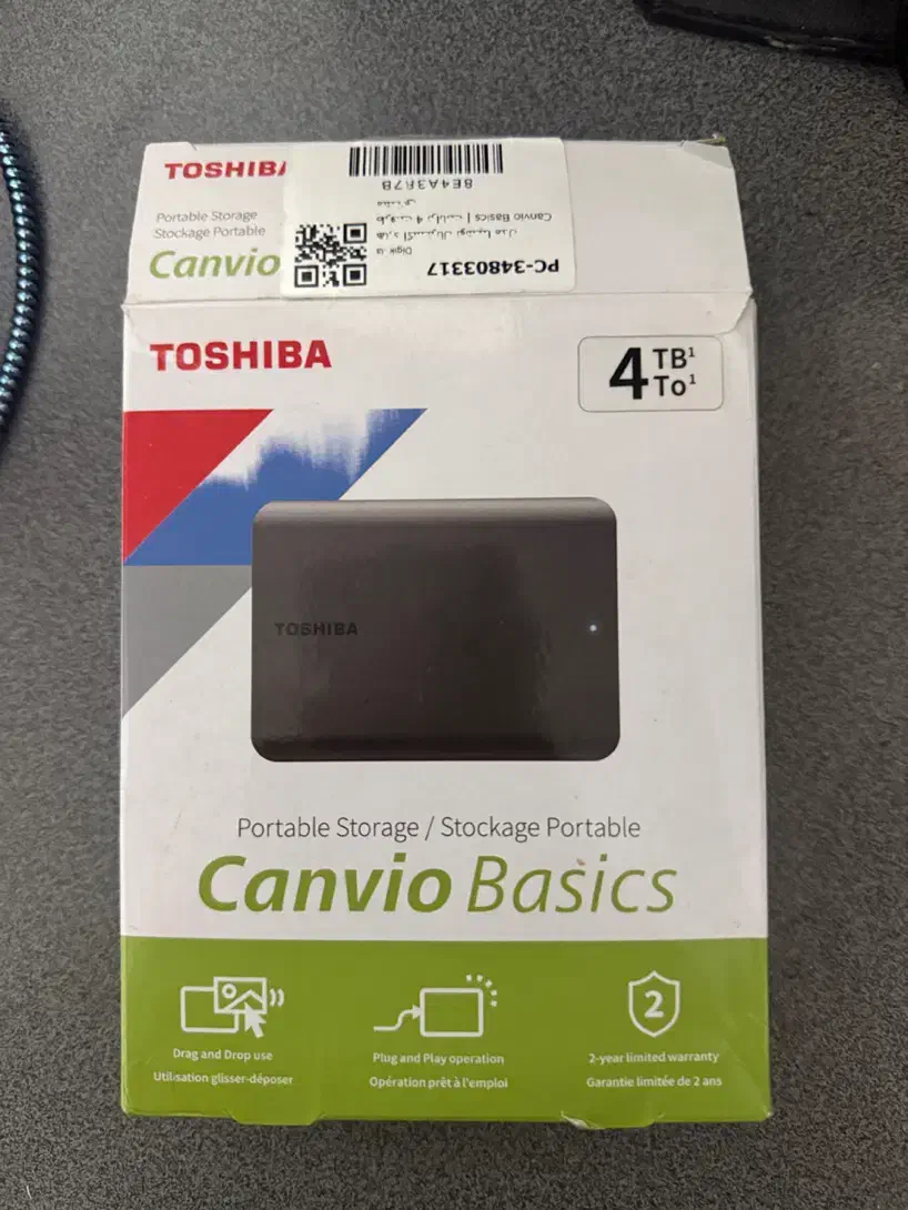 هارد اکسترنال توشیبا بیسیک کاوانا ۴ ترابایت|قطعات و لوازم جانبی رایانه|مشهد, کوثر|دیوار