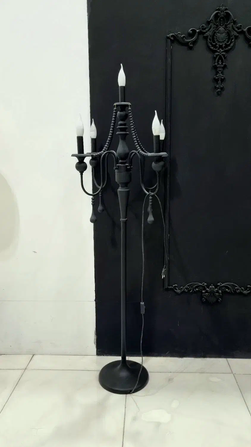 آباژور ایستاده ۵شعله|چراغ خواب و آباژور|تربتحیدریه, باغ سلطانی|دیوار