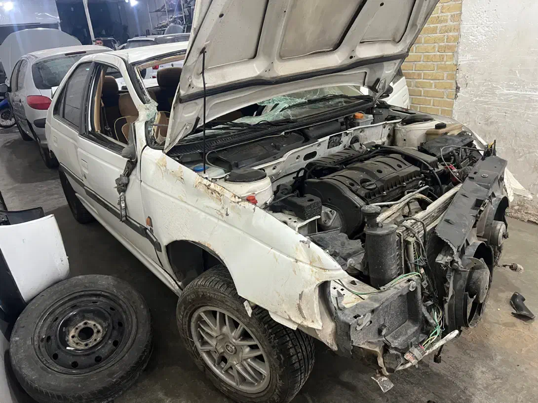 پارس tu5۹۵ تصادفی|خودرو سواری و وانت|سبزوار, چهارراه فرودگاه|دیوار