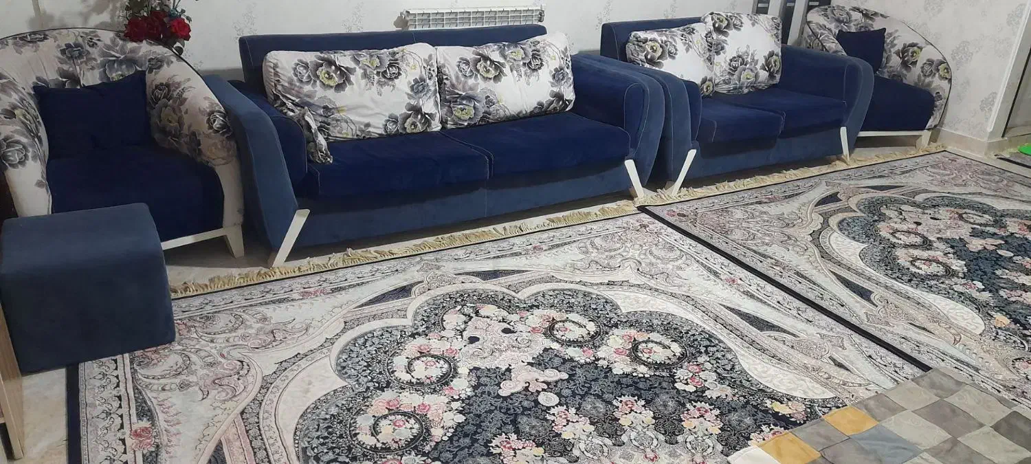 مبل ۷نفره.فروش بعلت جابجایی|تخت و سرویس خواب|گلستان (تهران), |دیوار