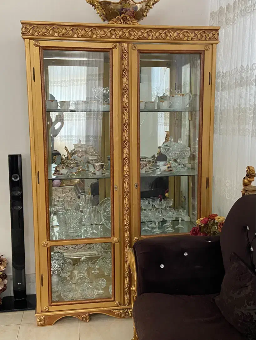 گنجه ظرف|بوفه، ویترین، کنسول|فریمان, |دیوار