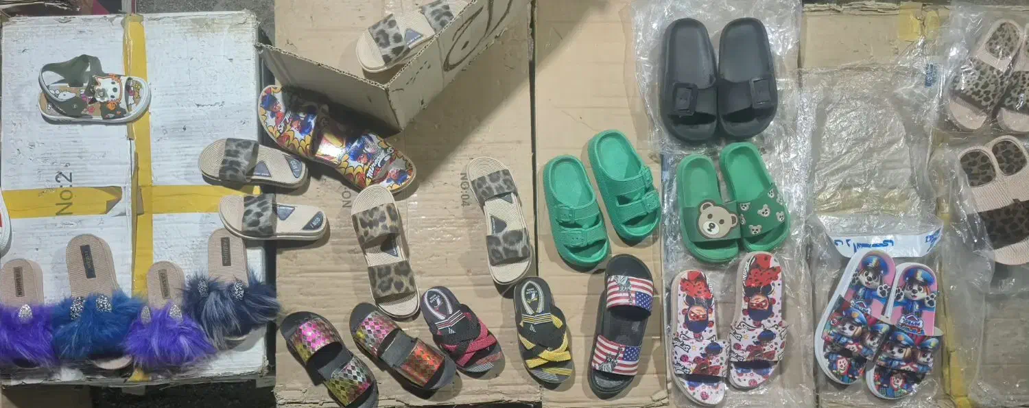 فروش ویژه چند جفت دمپایی تک سایز|کیف، کفش، کمربند|اراک, |دیوار