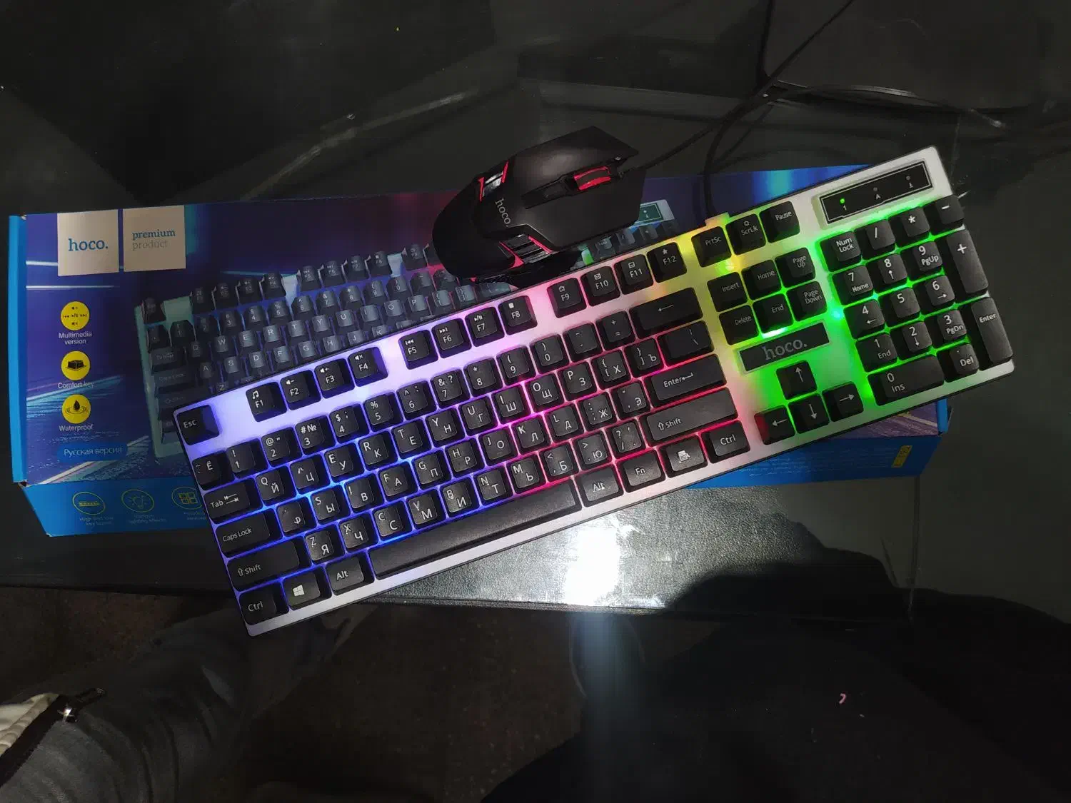 سیستم گیمینگ کامل(مانیتور،موس،کیبورد وهدست گیمینگ)|رایانه رومیزی|همدان, |دیوار