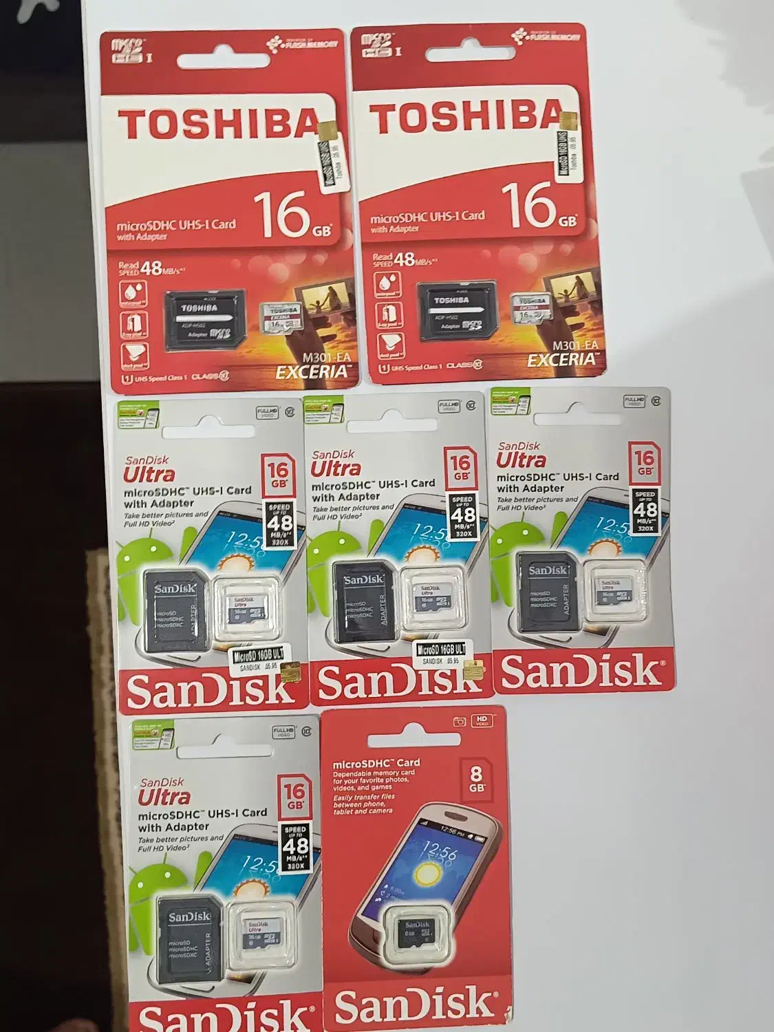 مموری ۸ و ۱۶ گیگ|لوازم جانبی موبایل و تبلت|ارومیه, |دیوار