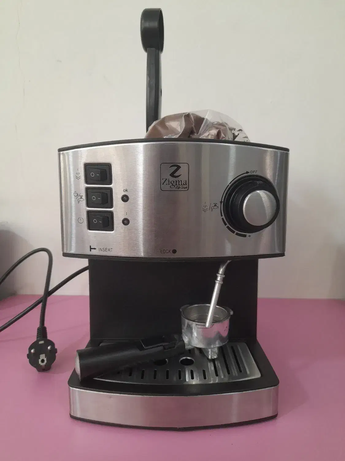اسپرسو ساز زیگما ۲۰ بار ارسال دایگان|سماور، چای‌ساز، قهوه‌ساز|بیرجند, |دیوار