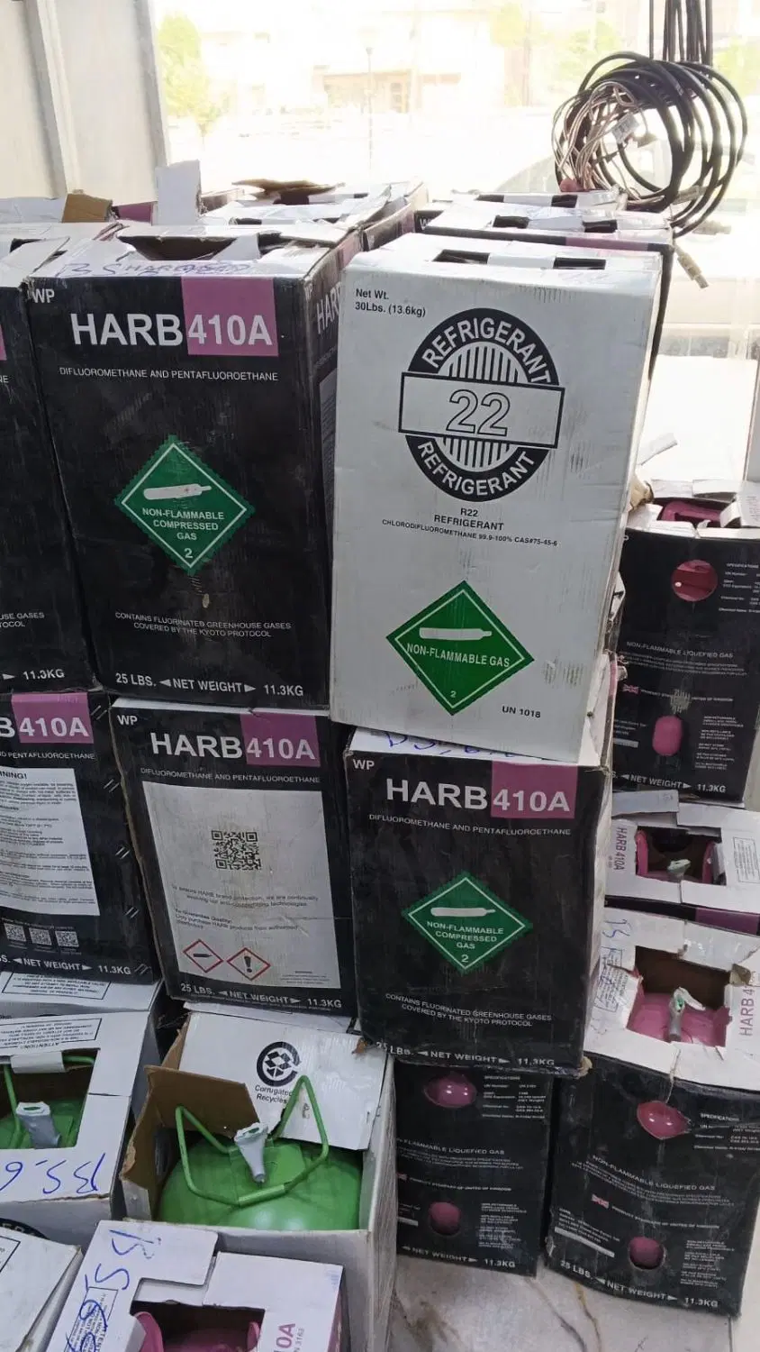 گاز r22 r410|کولر گازی و فنکوئل|بندرلنگه, |دیوار
