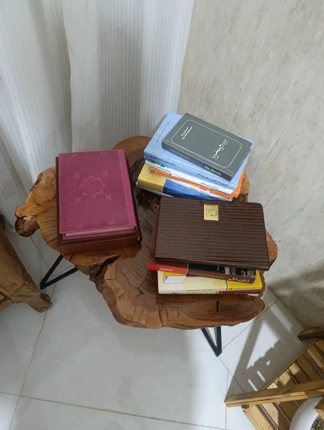 فروش سه عدد میز عسلی ژورنالی طبیعت|مبلمان خانگی و میز عسلی|تربتحیدریه, شهرک ولیعصر|دیوار