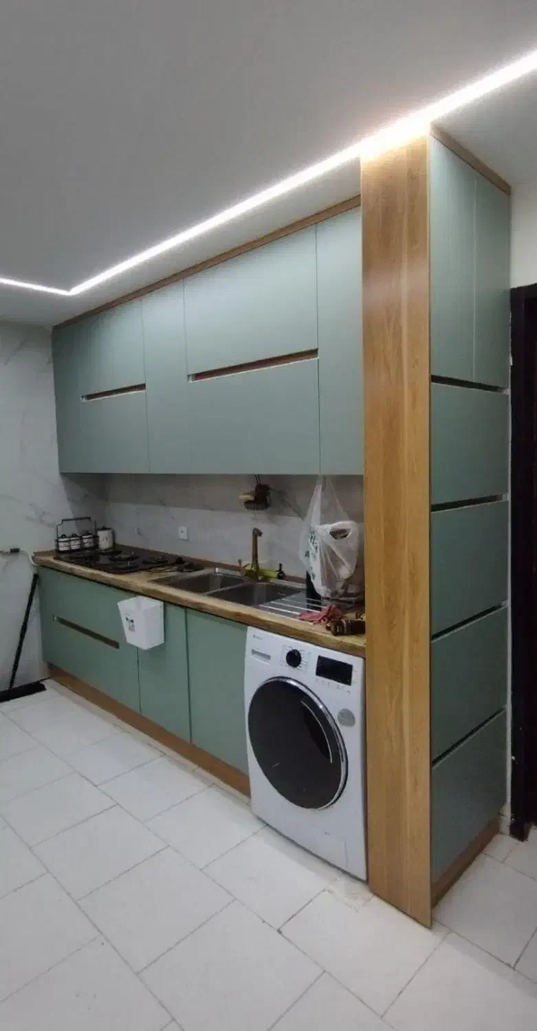 ساخت کابینت وکمددیواری تخت کمجاودیگرمصنوعات چوبی|کتابخانه، شلف، قفسه‌های دیواری|اسفراین, |دیوار