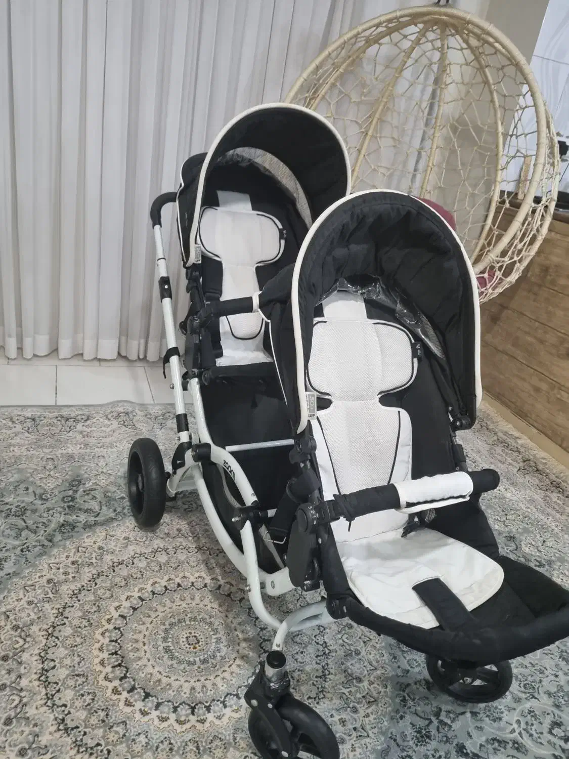 کالسکه کودک دوقلو|کالسکه و لوازم جانبی|کرج, شهرک بنفشه|دیوار