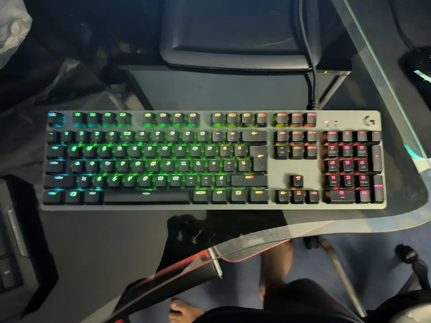 کیبورد گیمینگ لاجیتک g512 carbon blue switch rgb|قطعات و لوازم جانبی رایانه|کرمان, |دیوار