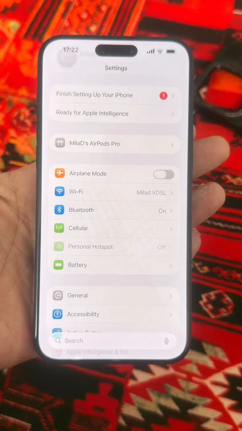 iphone 15promax Za 256 blackقبل از ۹ ابان|موبایل|همدان, |دیوار