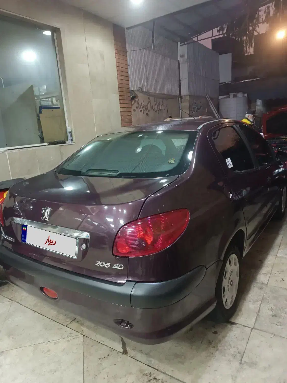 206 sd v 20 مدل ۸۸ عتیقه|خودرو سواری و وانت|تهران, هاشم‌آباد|دیوار