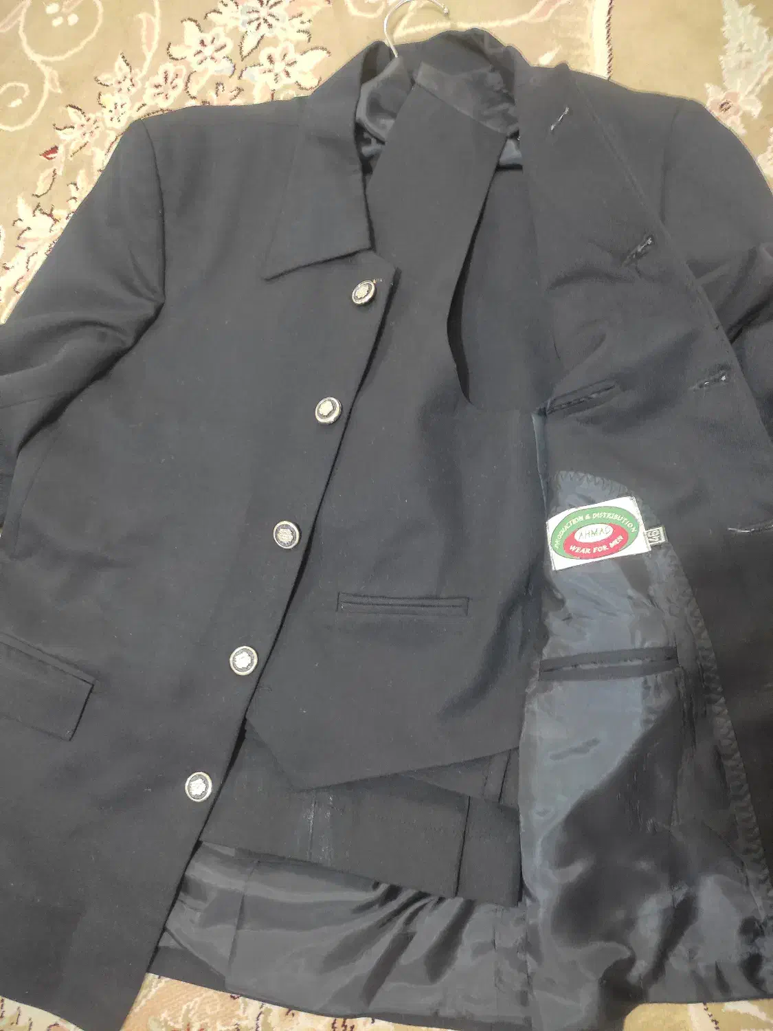 کت و شلوار با جلیقه|لباس|قمصر, |دیوار