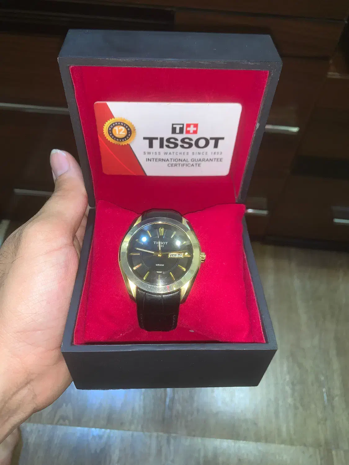 ساعت چرمی مردانه tissot 1853|ساعت|ورامین, ورامین|دیوار