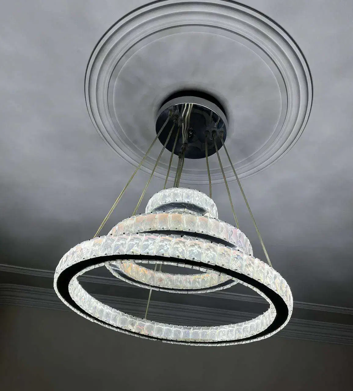 لوستر کریستالی چند حالته|لوستر و چراغ آویز|احمدآبادمستوفی, |دیوار