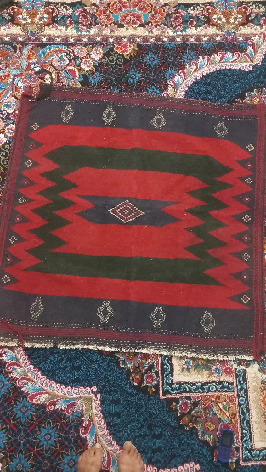 گلیم فرش دستباف|گلیم، جاجیم، گبه|رفسنجان, |دیوار