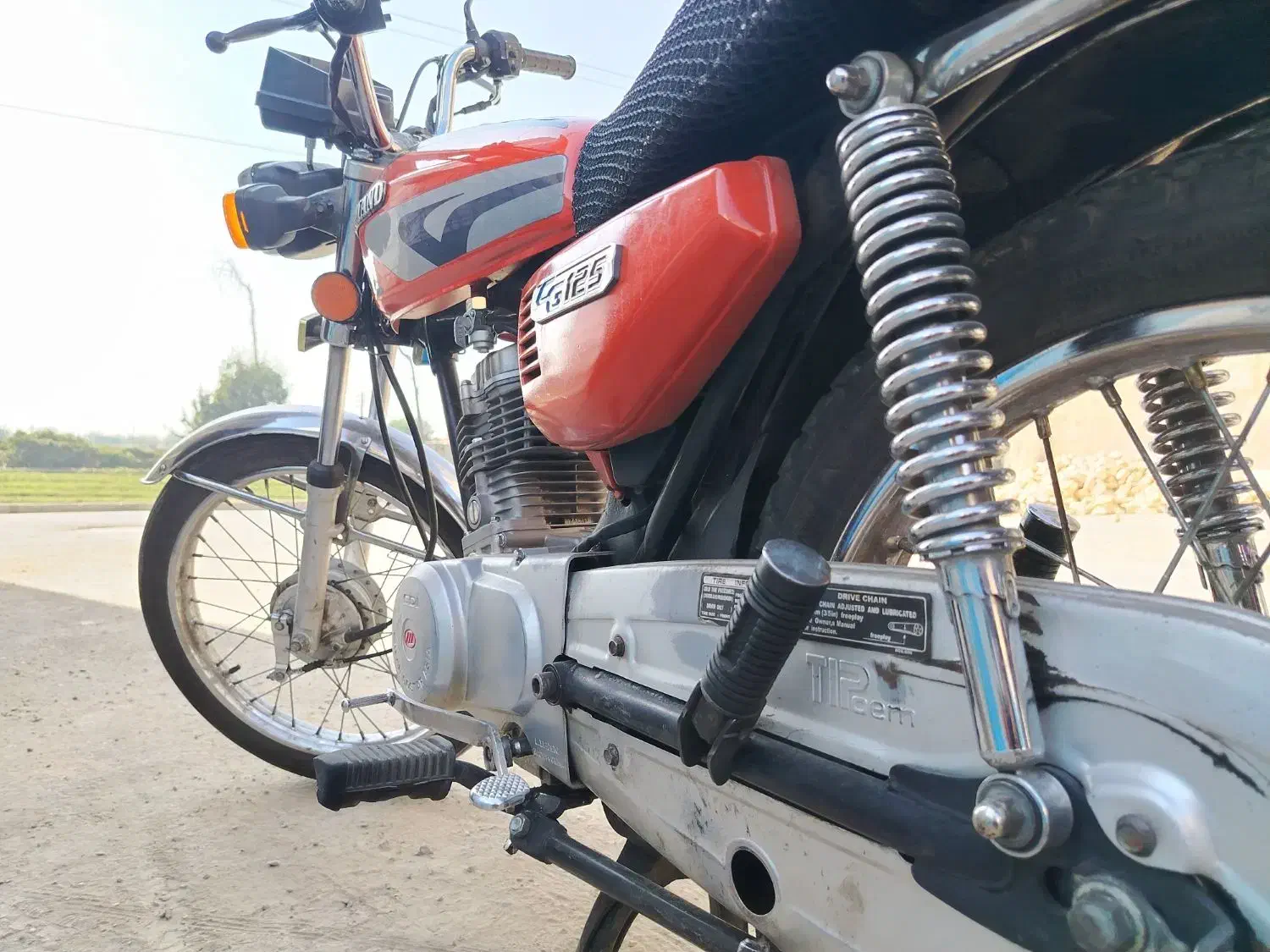 هندا 125 95|موتورسیکلت|تهران, مسعودیه|دیوار