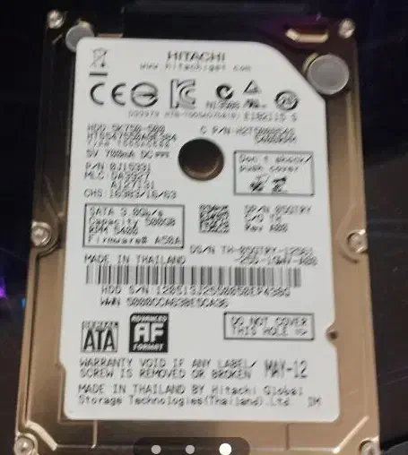 هارد ۵۰۰ لب تابی|قطعات و لوازم جانبی رایانه|بیرجند, |دیوار