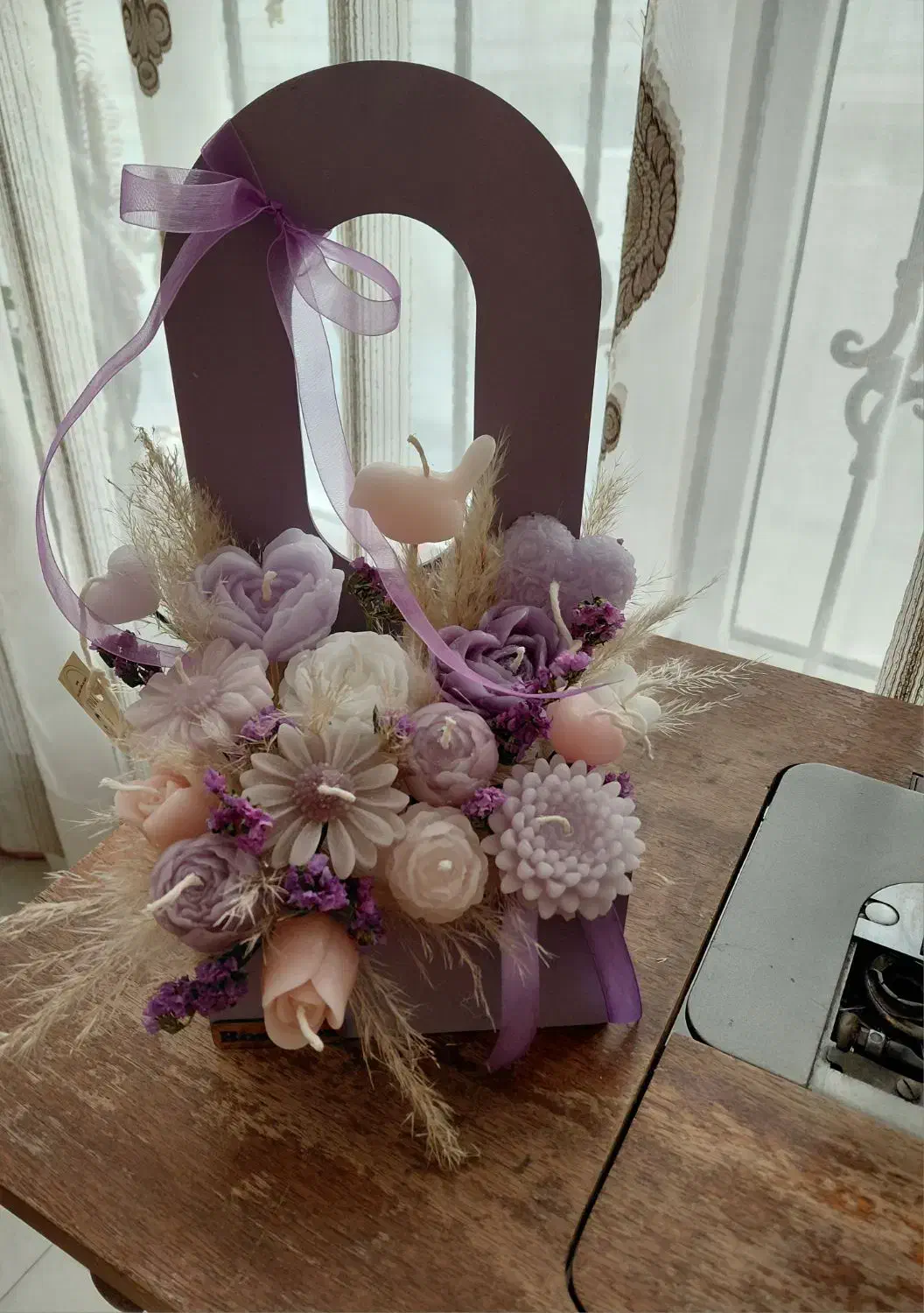 باکس گل شمع|گل مصنوعی|مشهد, الهیه|دیوار