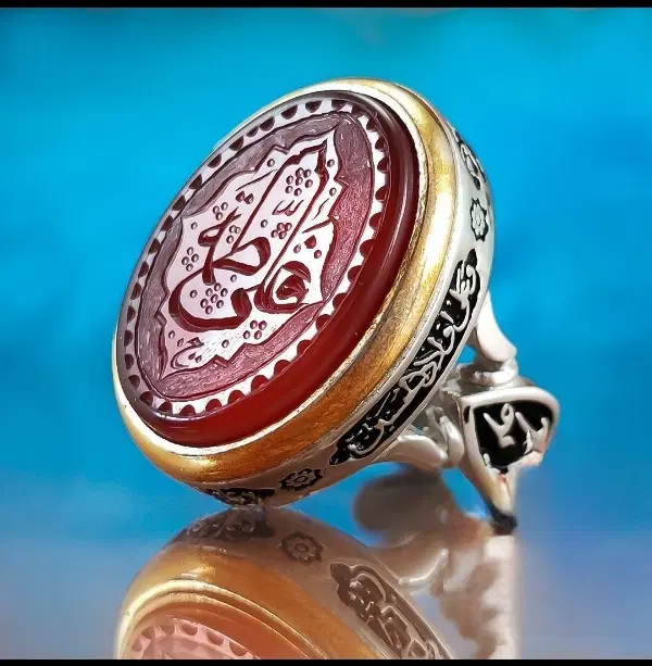 انگشتر نقره عقیق جزع یمنی کلکسیونی|جواهرات|تهران, اکباتان|دیوار