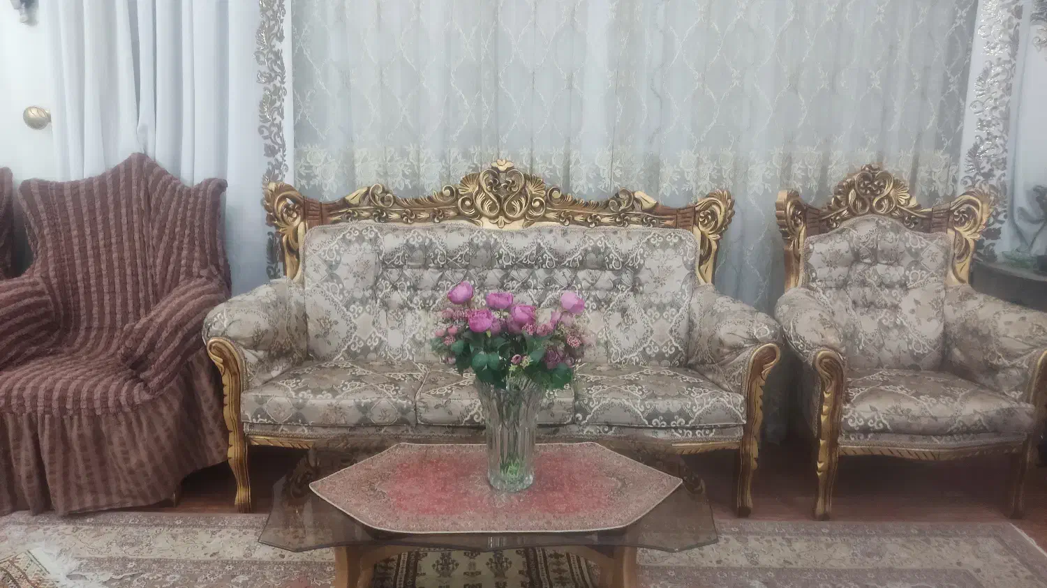 مبل سلطنتی|مبلمان خانگی و میز عسلی|سمنان, |دیوار