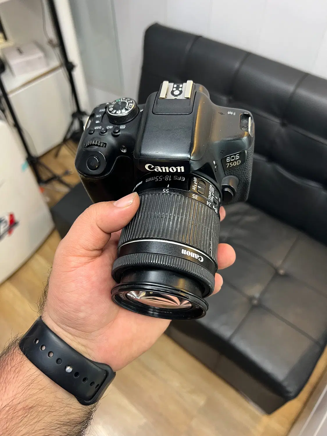 750D 18-55|دوربین عکاسی و فیلم‌برداری|تهران, چوب تراش|دیوار
