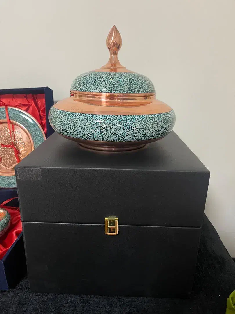 آجیل خوری مس و فیروزه|صنایع دستی و سایر لوازم تزئینی|تهران, خواجه نظام الملک|دیوار