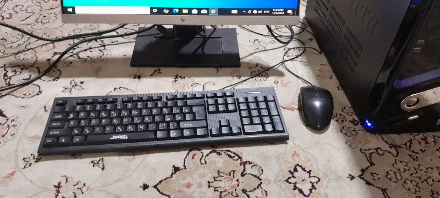 کیس core i3 به همراه مانیتور ۲۲ اینچ hp فریم لس|رایانه رومیزی|اندیشه, شهرک کوثر|دیوار