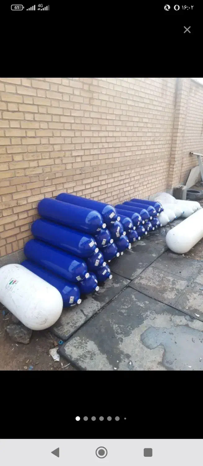 کپسول مخزن سی آن جی نو کارکرده|قطعات یدکی و لوازم جانبی|قرچک, شهرک گلها|دیوار