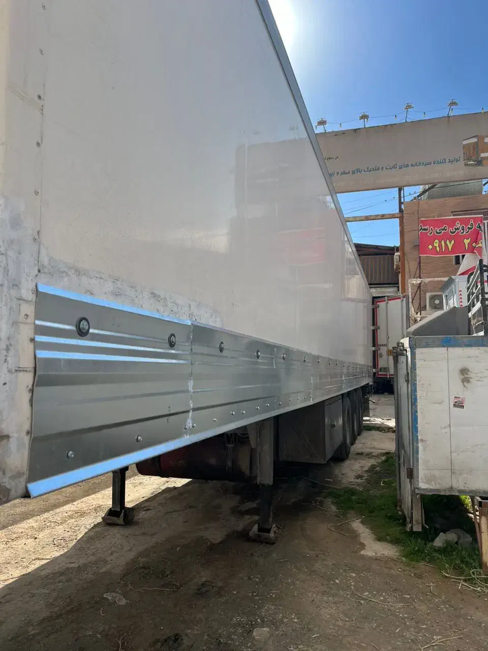 دو درب ارتفاع بلند یخچال کف استیل کامیونت|قطعات یدکی و لوازم جانبی|لامرد, |دیوار