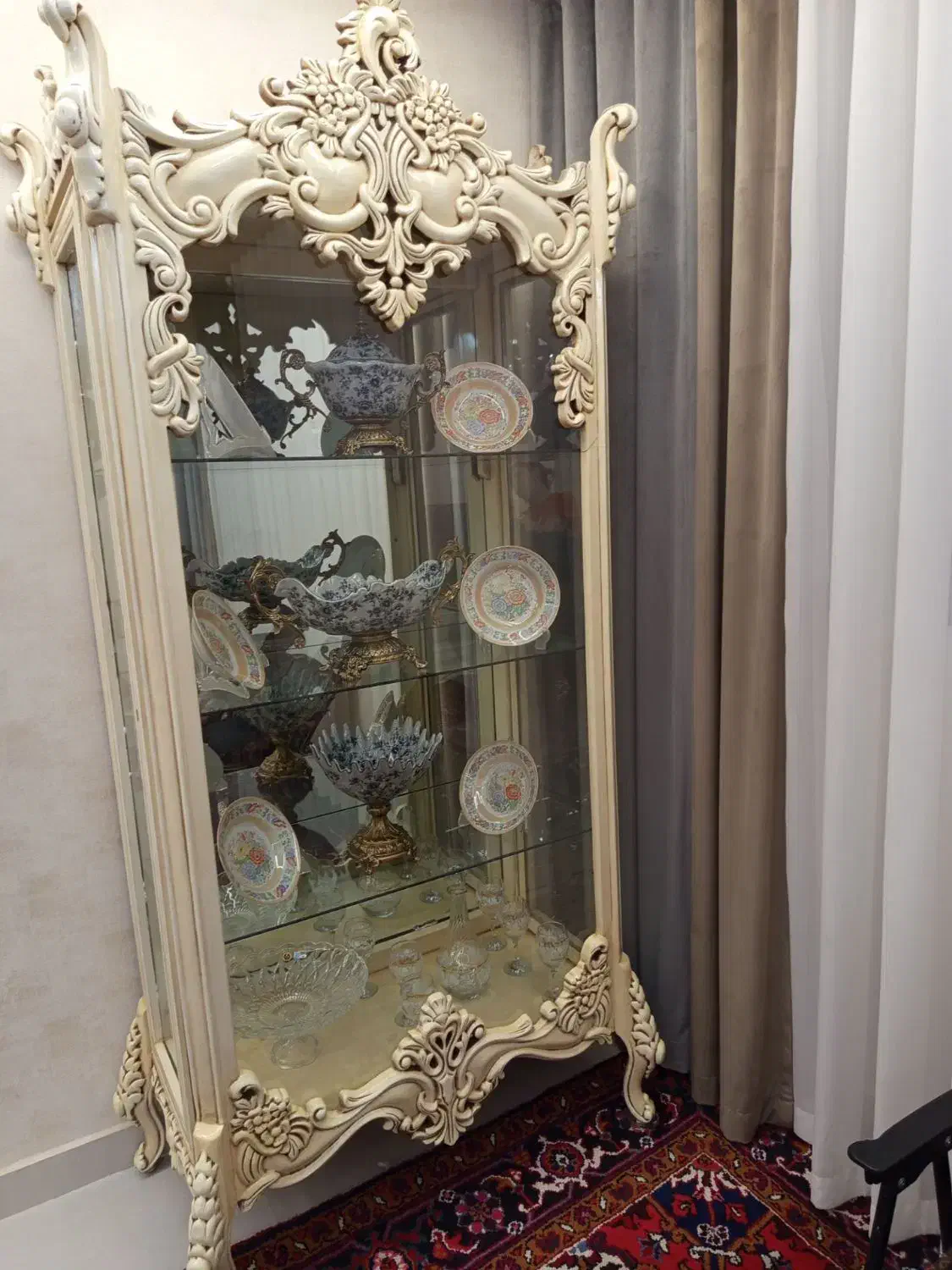 بوفه چوبی|بوفه، ویترین، کنسول|سهند, |دیوار